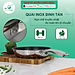 Chảo Vân Đá Chống Dính Siêu Bền Fivestar 3 lớp đáy liền, inox 304, bếp từ , gas, hồng ngoại, tặng 1 sạn dừa