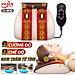 Máy (đệm) massage lưng cổ vai gáy đa năng YIJIA YJ-M3 - Rung, nóng và túi khí nâng giãn cột sống lưng và cổ