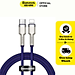 Cáp sạc Baseus Cafule series Metal data cable- CATLJK nhanh Type C to Light-ning 20W  Hàng chính hãng