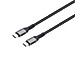 Cáp sạc siêu nhanh và truyền dữ liệu tốc độ cao Volwatt GE-031-CC 240W Type-C to Type-C Cable - Hàng Chính Hãng