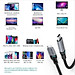 Dây cáp sạc USB C ra Type C sạc nhanh 100W hỗ trợ sạc PD TypeC hiệu Choetech XCC-1002 - Thiết kế dây dù chống đứt chống rối, đèn LED báo sạc, chiều dài 1m8 sạc cho iPhone 15 Macbook S23 S22 S21 S20 Ultra Plus notebook iPad Pro Air Mini - Hàng nhập khẩu