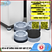 Bộ 04 chân đế cao su đa năng - HT SYS - Đế chống rung máy giặt - Đế chống ồn máy giặt, máy sấy,tủ lạnh, bàn ghế - Giao màu ngẫu nhiên