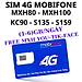 Sim 4G Mobifone MXH80-MXH100-KC90-S135-S159 Tặng (1-6)GB/Ngày Không Giới Hạn Truy Cập Mạng Xã Hội - Hàng Chính Hãng