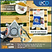 Bộ mặt nạ phòng độc 3M 6100/6200 với phin lọc 6006 kết hợp tấm lọc bụi 5N11 cùng nắp giữ 501 (7 món)