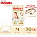 Tã quần Huggies Skin Perfect Super Jumbo M70+6 với 2 vùng thấm giảm kích ứng da