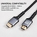 Cáp HDMI 2.1 8K 60Hz/48Gbps - Dây HDMI FIRO ATMOS Dài 5 Mét - Dây Cáp HDMI 2.1 8K/60Hz/48Gbps - 4K/120Hz - 2K/144Hz - Dài 5 Mét Lõi Dù Dùng Cho Tivi/ Laptop/ Máy Tính/ Playstation - Hàng Chính Hãng