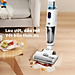 Máy hút bụi lau nhà airbot iClean Pro tích hợp tự động giặt Dẻ, 3 công việc trong 1, hút và lau chuyên sâu, hàng chính hãng