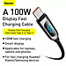 Bộ Sạc Baseus PD 100W USB Loại C Màn Hình LED Hiển Thị Sạc Nhanh Cho Huawei Samsung Xiaomi 11 Cho Máy Tính Xách Tay
