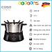 Nồi Lẩu Bếp Từ CASO Induktions-FonDue Schwarz, Phong Cách Châu Âu Đủ 8 Người Dùng, Dung Tích 2.5L, Công Suất 1000W - Hàng Nhập Khẩu Đức