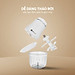 Máy xay thịt, xay thực phẩm cho bé Elmich CHE-8665, 6 lưỡi inox 304 xay nhanh, nhuyễn mịn, đảo trộn đồng đều các loại thực phẩm, an toàn tuyệt đối với trẻ nhỏ - Hàng chính hãng