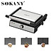 Máy kẹp nướng đa năng 3IN1 SOKANY SK-08092 công suất cao 1500W, bộ 3 khay nướng đa năng, tháo lắp dễ dàng vệ sinh - HÀNG CHÍNH HÃNG - DELIYA