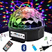 Đèn led trang trí sân khấu cầu xoay cảm biến nhạc + Remote