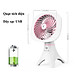Quạt Phun Sương Mini, Quạt Để Bàn, Quạt Làm Mát Bằng Hơi Nước Có Chân Vững Chắc - Hàng Nhập Khẩu