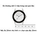 Dây Đeo Đồng Hồ Thép Không Gỉ Đúc Đặc Có Đầu Bo Cong Size 20mm 22mm