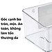 Kệ dán tường trong suốt HOKORI nhựa VIỆT NHẬT cao cấp - Đựng gia vị, đồ phòng tắm, khách, ngủ - Hàng chính hãng