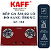 Bếp ga đôi đỏ sang trọng KAFF KF-312 - Hàng chính hãng