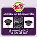 Cước Rửa Chén Siêu Mạnh Scotch Brite - Cọ rửa mọi vết bẩn cứng đầu, an toàn cho vỉ nướng, nồi inox, gang, thép