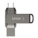 USB Lexar JumpDrive Dual Drive D400 Type-C / Type-A - USB 3.1 64G / 128GB, tốc độ đọc 130Mb/s, tương thích MAC / PC - Hàng chính hãng