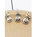 Combo 2 cái charm bạc hình túi tiền treo - Ngọc Quý Gemstones