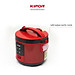 Nồi cơm điện KIPOR KP-N1512 - 1.2L - Lớp chống dính TEFLON 5 lớp lòng nồi dầy 3mm nặng 690G toả nhiệt đều cho 2-3 người ăn - Hàng chính hãng
