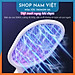Vợt Muỗi Kiêm Máy Bắt Muỗi Cao Cấp Có Đế Sạc