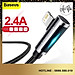 Cáp sạc  Baseus Legend Series Elbow Fast Charging Data Cable USB to iP ( 2.4A, 480Mbps ) -Hàng Chính Hãng