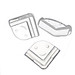 combo Miếng Bịt Góc Bàn, Bọc Cạnh Bàn Silicon Tránh Va Đập - An Toàn Cho Bé Và Người Già - Miếng Vuông