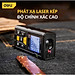 Máy Đo Khoảng Cách Laser Deli Chính Hãng Loại 40m - 120m Đa Năng - Dễ Dàng Sử Dụng Từ Xa - EDL4168