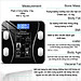Cân Điện Tử Sức Khoẻ Bluetooth Phân Tích Chỉ Số Cơ Thể Kết Nối Điện Thoại Qua Bluetooth Màn Hình LCD HD, Độ Chính Xác Cao Màu Đen