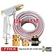 Bộ dây vòi xịt nước rửa xe, tưới cây . tăng áp 3 lần, loại 15m 206701 đầu đồng,cút đồng+ tặng đai