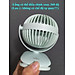 Quạt sạc mini để bàn kẹp bàn treo tường 3W Wiwu FS-03 _ Hàng chính hãng