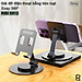Giá đỡ điện thoại bằng kim loại xoay 360° RIBI S512 có thể gấp gọn, chân đế vững chắc - Hàng chính hãng