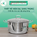 Nồi inox Fivestar 3 đáy từ ( 18cm/ 24cm / 26cm / 28cm ) , tặng 1 vá canh