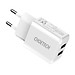 Cóc củ sạc nhanh Dual USB hiệu CHOETECH C0030 cho điện thoại / máy tính bảng hỗ trợ sạc nhanh 5V-2A trang bị chip bảo vệ thông minh, thiết kế nhỏ gọn - Hàng chính hãng
