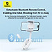 Gậy Selfie Từ Tính Baseus TechShot Series Dual-Support Phone (Nam Châm + Kẹp, Bluetooth Remote control) hàng chính hãng