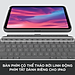 Bao da kèm phím Logitech Combo Touch dành cho iPad 10.9 inch Gen 10 - Có thể tháo rời, Trackpad siêu nhạy, chiếu sáng nền - Hàng chính hãng
