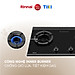 Bếp gas âm đầu đốt trong Rinnai RVB-2SCHi(SB) mặt bếp kính SCHOTT và kiềng bếp gang - Hàng chính hãng