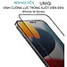 Kính Cường Lực Trong Suốt UNIQ OPTIX Vivid Clear Dành Cho iPhone 14 PRO MAX / 14 PRO / 14 PLUS / 14 / 13 Series, Viền Đen - Hàng Chính Hãng