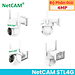 Camera Năng Lượng Mặt Trời 4G Không Dây NetCAM STL4G, Chất lượng video HD 4MP, Dùng Sim 4G, Dung lượng pin 8000mAh - Hàng Chính Hãng