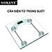 Cân điện tử sức khoẻ SOKANY mặt kính trong suốt chịu lực đến 180kg SK-19030 - HÀNG CHÍNH HÃNG