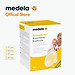 Phụ kiện máy hút sữa Medela, 1 phễu Flex size 21/24/27/30mm - Có vành silicon mềm, thiết kế hình oval đem lại sự thoải mái