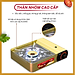 Bếp Gas Mini Cao Cấp Thân Nhôm Alu-m I Van Nam Châm Ngắt Gas An Toàn - Giải Pháp Chống Nổ│Công Suất Mạnh 4.0 kW│Hàng Chính Hãng