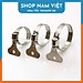 Đai Siết Cổ Dê Inox Chịu Tải Nặng, Có Tay Vặn