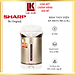 Bình thủy điện Sharp KP-30STV RB 2.9 lít , Công suất 670W, Đế xoay 360 độ - Hàng chính hãng