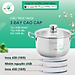 Nồi Inox 430 Bếp Từ 3 Đáy Nắp Kính Fivestar Tặng kèm 10 Muỗng Ăn (26cm)