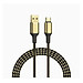 Cáp Wiwu Gold 18K USB To Type-C Cho iPad, Các Dòng Điện Thoại Samsung, Oppo GD-101 Chất Liệu Cao Cấp Lõi Đồng Truyền Tải Dữ Liệu Nhanh - Hàng Chính Hãng