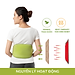 Combo Đai Chườm Nóng Giảm Đau Lưng Hông Dùng Điện & Tấm thảo dược thay thế - Hapaku