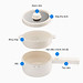 Nồi điện đa năng Locknlock Electric multi pot EJP436IVY 220V, 50Hz, 600W, 1.5L- Màu ngà - Hàng chính hãng