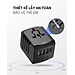 Ổ Cắm Điện Du Lịch Quốc Tế Đa Năng Tích Hợp 3 Cổng USB-A 1 Cổng USB C. Chất Liệu Nhựa PC Chống Cháy Phù Hợp Với Hơn 150 Nước. Hàng Chính Hãng Tamayoko