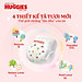 Combo 2 gói Tã quần Huggies Skincare Mega Jumbo M106/L96+8/XL84+4/XXL76+4 với tràm trà dịu da